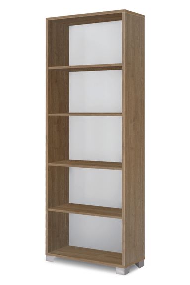 LIBRERIA A GIORNO H190 L70 KIT 70X29XH190CM STRUTTURA NOCE STELVIO FRONTALE