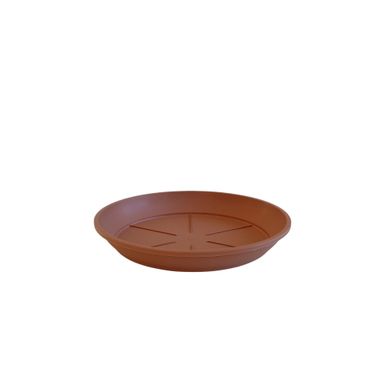 SOTTOVASO CRETA D.26XH3,8CM COLOR TERRACOTTA
