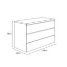 como-simpli-3-cassetti-bianco-fras-dot-105x45xh75cm