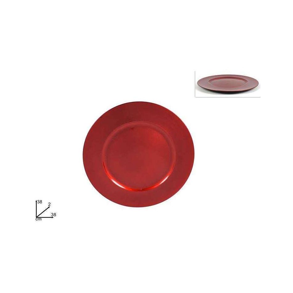 sottopiatto-38cm-bordi-rigati-rosso