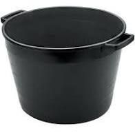 CASSA MACERIE 40L TONDA NERA