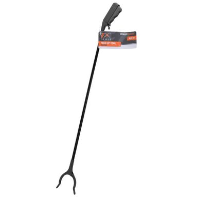 PINZA RACCOGLITUTTO 82CM NERA IN PP.