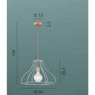 sospensione-frida-e27-d-dot-50xh120cm-oro-rosa-slash-rosso