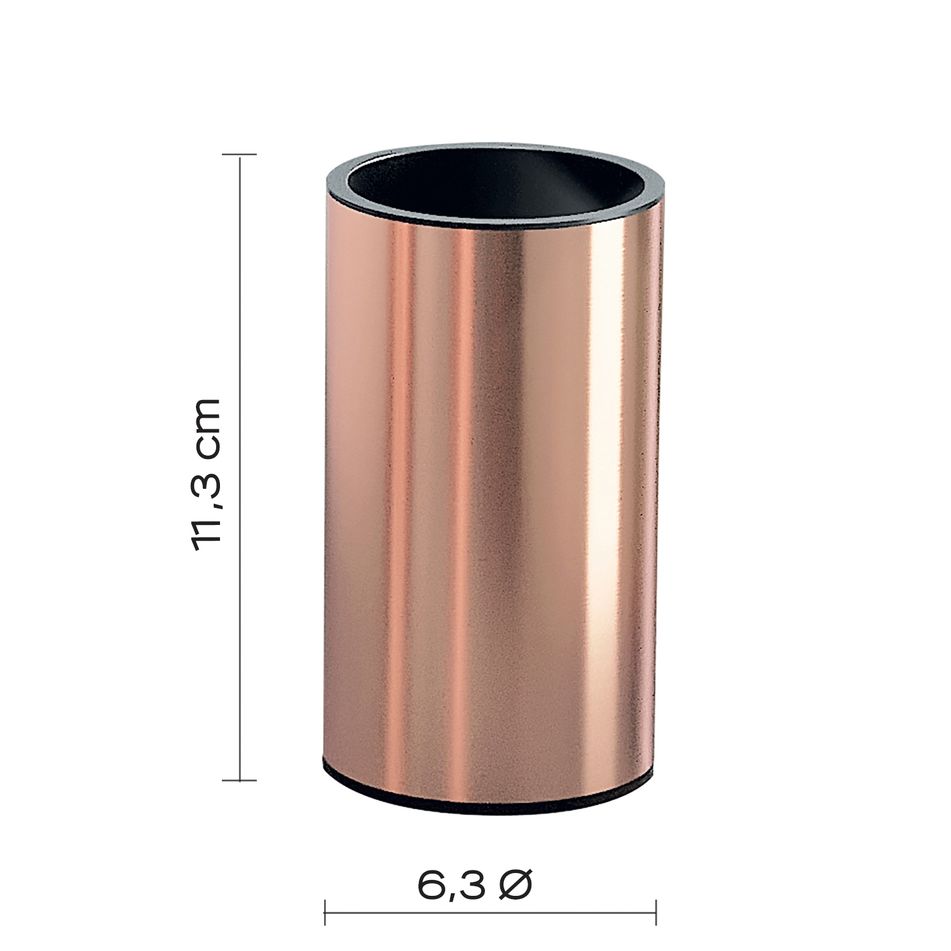portaspazzolini-elettra-d-dot-7xh12cm-inox-color-rame