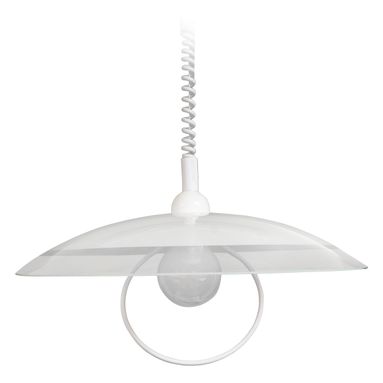 SALIS.D50 1XE27 M.BI V.LASTRA BIANCO