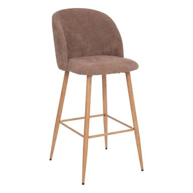 SGABELLO HEAVEN 48X56XH106CM TORTORA IN TESSUTO