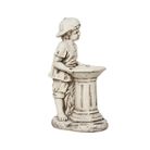 statua-bimbo-23x355xh62cm-in-polimagnesio-bianco
