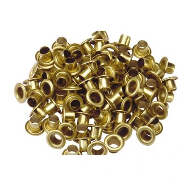 SET 100 OCCHIELLI D.5MM OTTONE