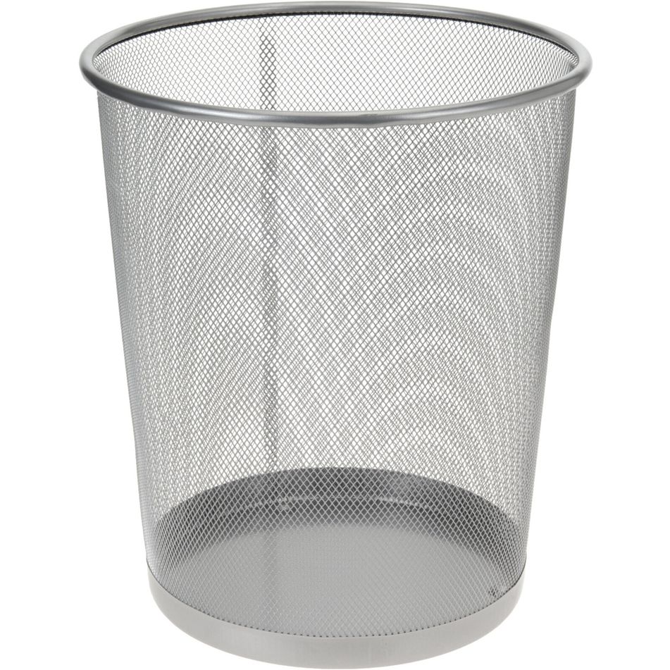 cestino-in-metallo-silver-d-dot-27xh28cm