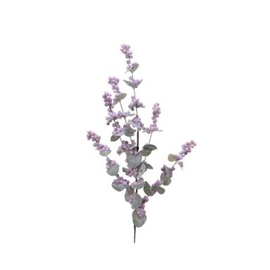 BACCHE CON LUCCICHII LILLA GLITTERATE H75CM.