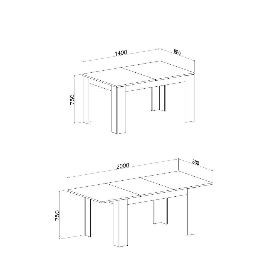 tavolo-allungabile-140-slash-200x88xh78-dot-5cm-larice-bianc