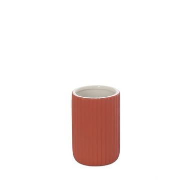 PORTASPAZZOLINO COLOR ROSSO MATTONE.