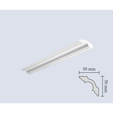 CORNICE A50 50X50X2000MM IN POLISTIROLO