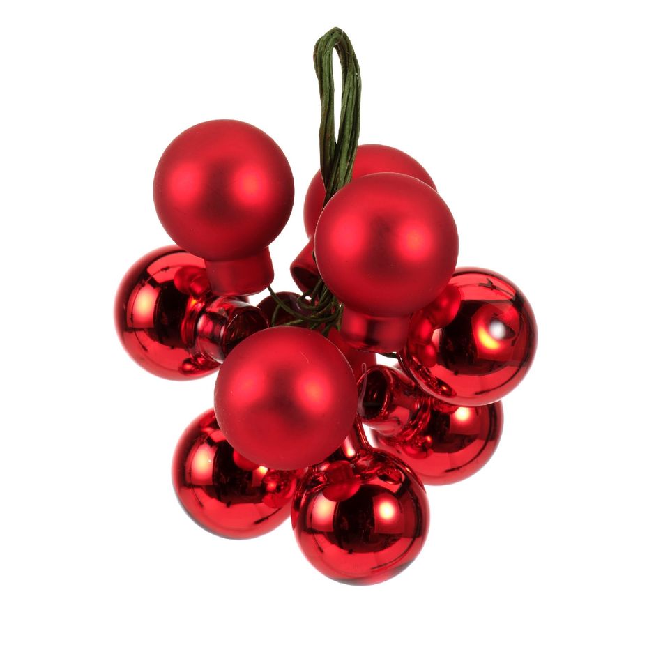 minisfere-2cm-rosse-slash-oro-a-grappolo-in-vetro