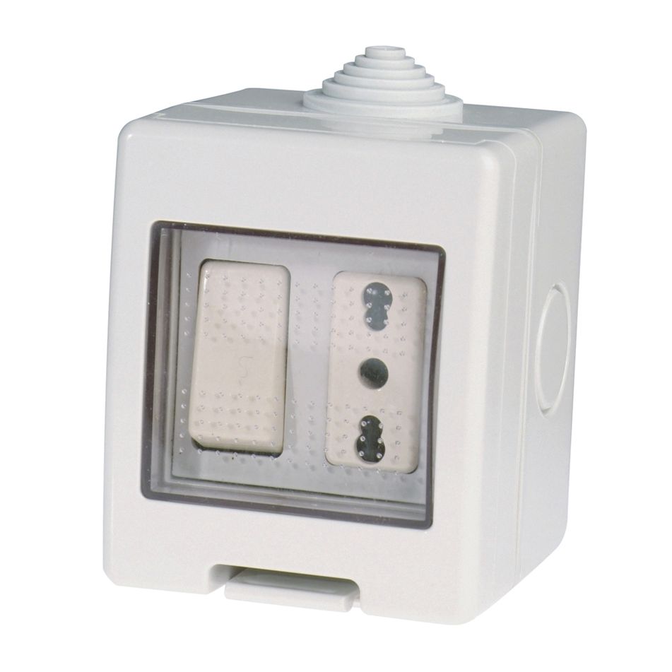 kit-deviatore-10a-e-presa-10-slash-16a-ip55-da-parete