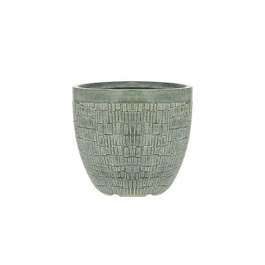 FIORIREA DEAN IN ARGILLA TONDA D.32XH31CM GRIGIO -