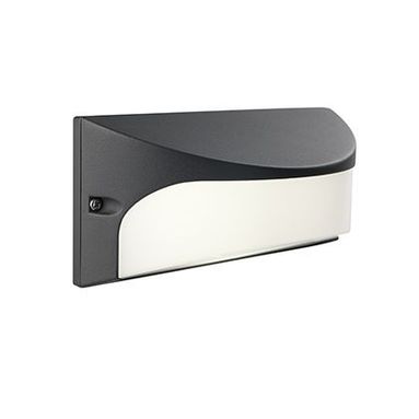 APPLIQUE LED DOME 22X10XH10CM 4000K IP54 GRIGIA