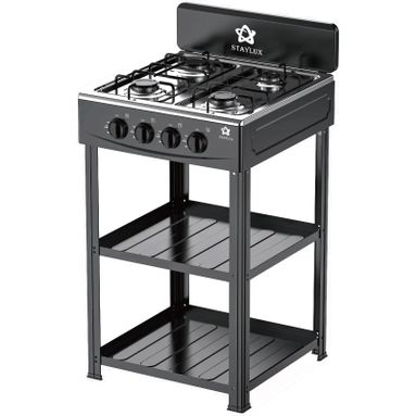 CUCINA A GAS A GIORNO 49X49XH83CM NERA 2 RIPIANI
