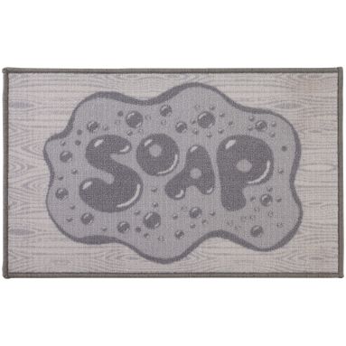 TAPPETO "SOAP" GRIGIO 50X80CM