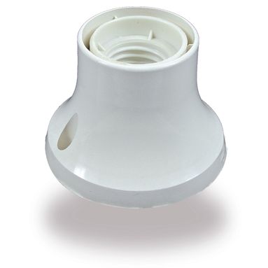 PORTALAMPADA E27 DA PARETE CON BASE DIRITTA