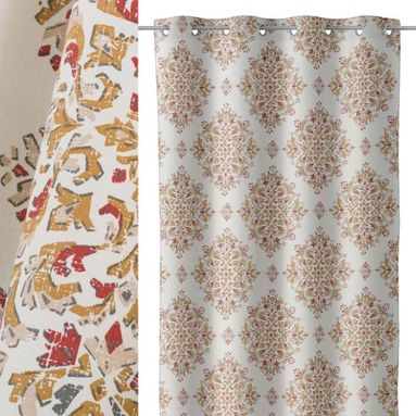 TENDA DAMASCO COTONE-POLIESTERE 140 X 260 CM