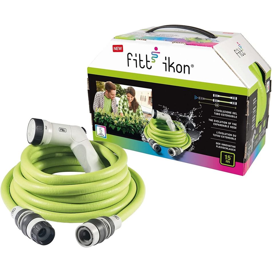 tubo-irrigazione-estensibile-ikon-lime-25m-con-pis