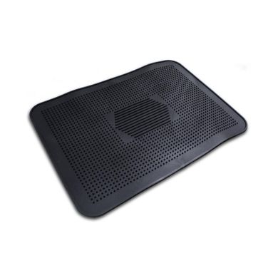 TAPPETO PVC NERO 50X35CM