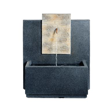 FONTANA SQUADRATA 30X70XH82CM CON MATTONI E BECCUC