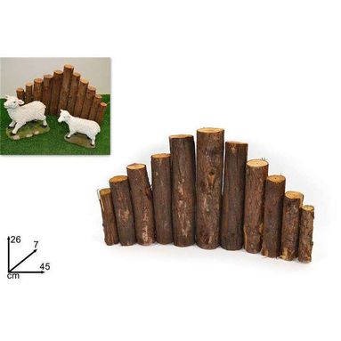 STECCATO LEGNO 10" MARRONE.