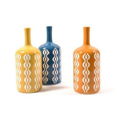 VASO BOHO CHIC COLLO STRETTO D.12XH27CM MIX