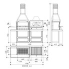 barbecue-portofino-194x64xh229cm-legna-e-carbone