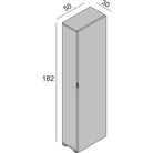 mobile-50x28xh182cm-bianco-slash-cannete