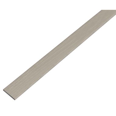 BARRA PIATTA ADESIVA 20X2X1000MM IN ALLUMINIO