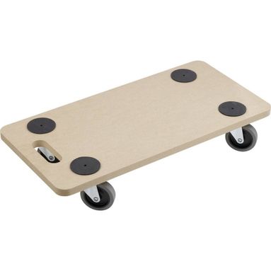 CARRELLO A PIANALE 59X29CM FINO A 200KG IN MDF CON