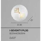 plafoniera-seventy-2xe27-d-dot-30xh10cm-bianca-slash-oro