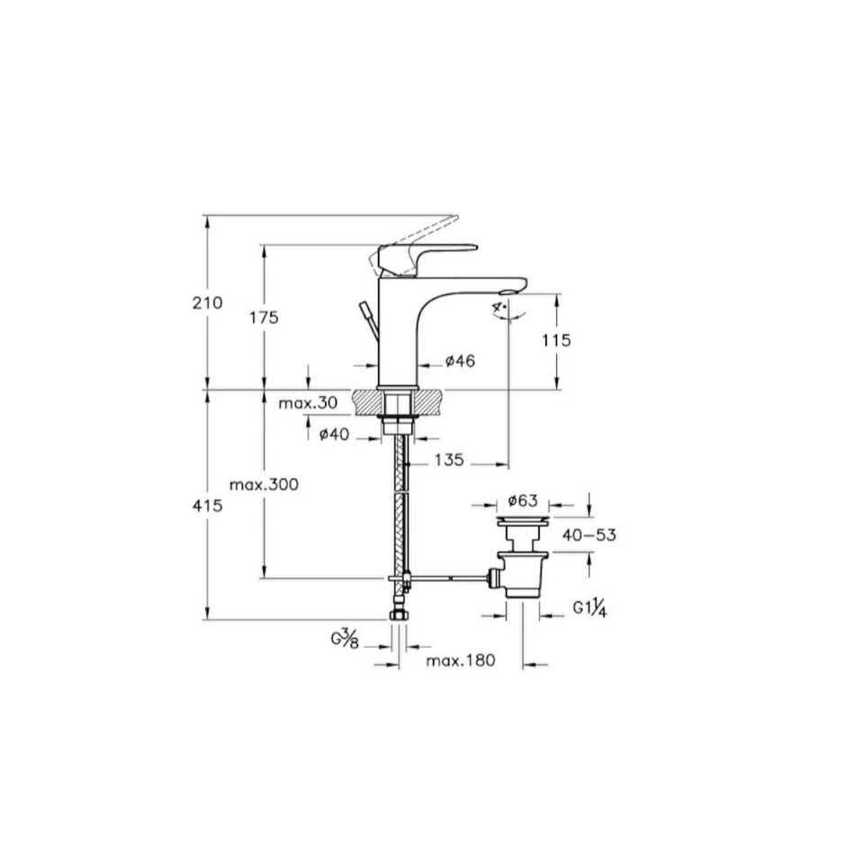 miscelatore-lavabo-root-tondo-cromato