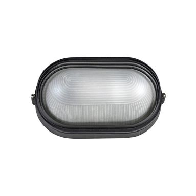 PLAFONIERA DADDI E27 28X15XH16CM NERA IP44