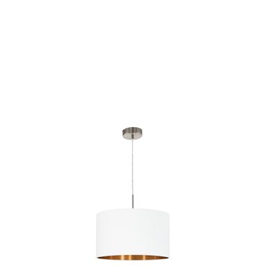 PASTERI - LAMPADARIO 38CM 1X60W E27 ACCIAIO. NICK