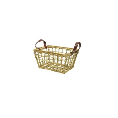 CESTINO DI MAIS INTRECCIATO 36X26XH19CM RETTANGOLA