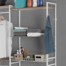 scaffale-sopra-lavatrice-147x34x195cm-bianco