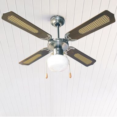 VENTILATORE DA SOFFITTO 70W 107CM A 4 PALE EFFETTO