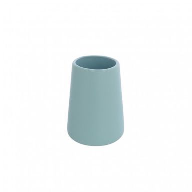 PORTASPAZZOLINO ACQUA MARINA IN CERAMICA