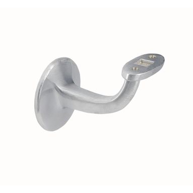 SUPPORTO CORRIMANO TONDO CROMO SATINATO MODELLO C/