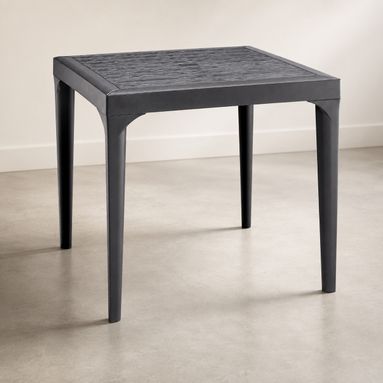 TAVOLO MALMO 80X80XH74CM GRAFITE EFFETTO LEGNO