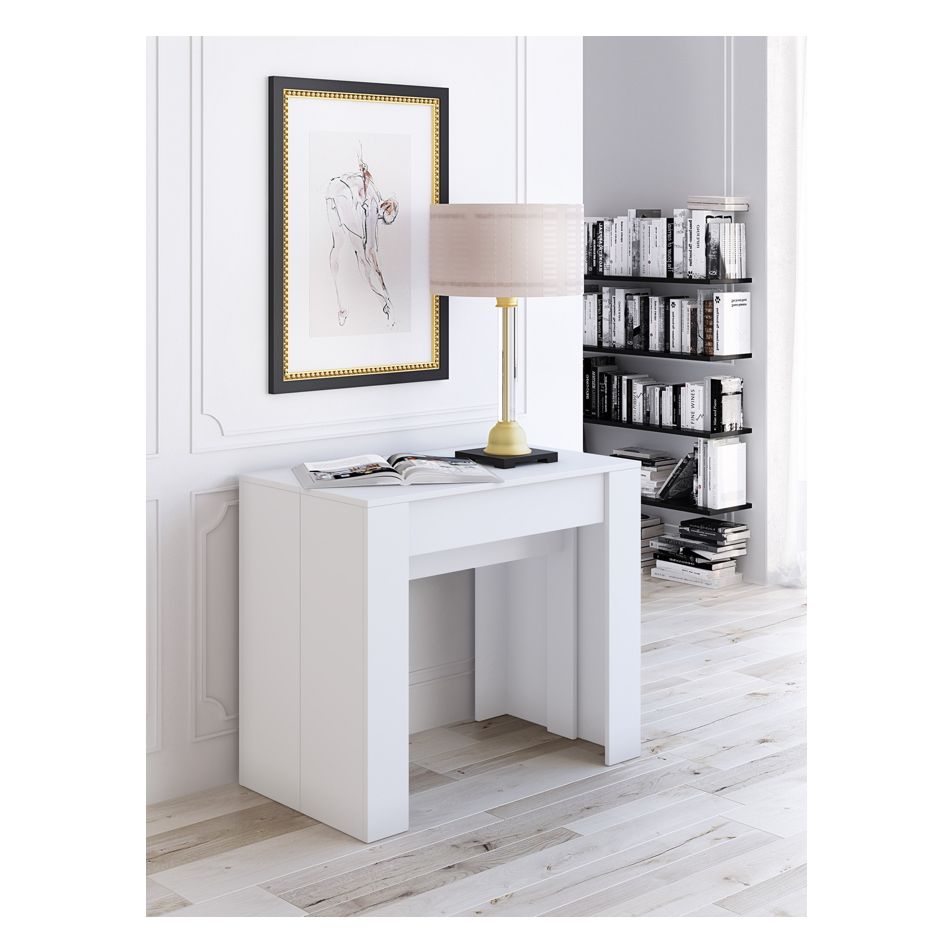 tavolo-consola-52-slash-237x90xh76cm-larice-bianco-con-4