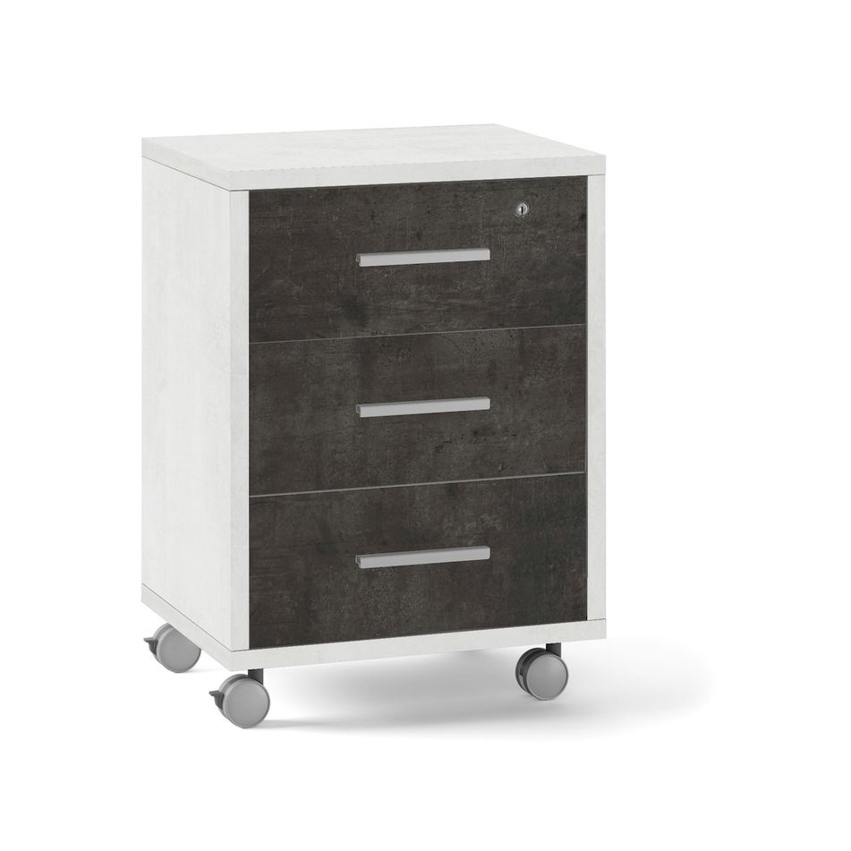 mobile-3-cassetti-su-ruote-51x41xh71cm-struttura-ossido-bianco-frontale-ossido-nero