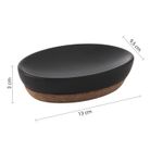 portasapone-ilary-13x10xh3cm-nero-matt-e-sughero