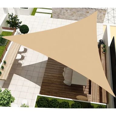 VELA TRIANGOLARE 5X5X5M ECRU.
