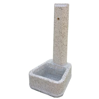 FONTANA AQUISGRANA 45X51XH96CM AVORIO IN LAVATO