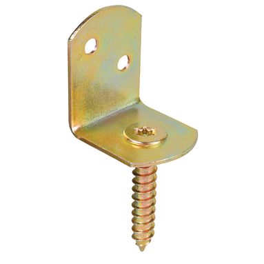 PIASTRA ANGOLARE CON PERNO FILETTATO 83X32MM